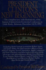 Tapa de President Clinton's new beginning