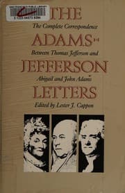 Tapa de Adams-Jefferson Letters (Institute of Early American History)