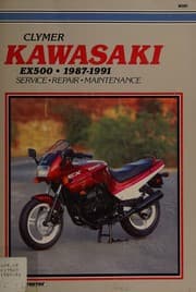 Tapa de Clymer Kawasaki Ex 500, 1987-1991