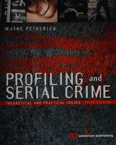 Tapa de Profiling and serial crime