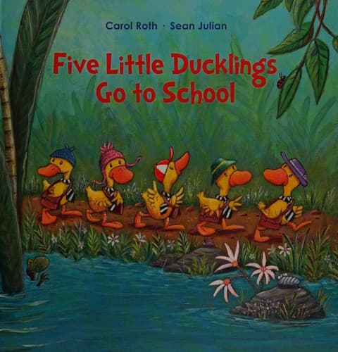 Tapa de Five little ducklings go to school