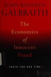 Tapa de The economics of innocent fraud