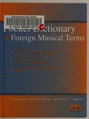 Tapa de Cirone's Pocket Dictionary of Foreign Musical Terms