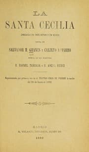 Tapa de La Santa Cecilia