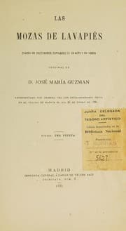 Tapa de Las mozas de Lavapiés