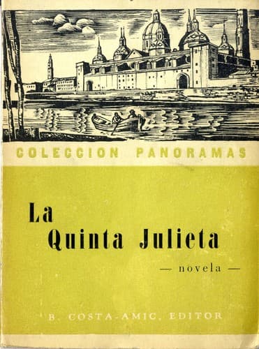 Tapa de La quinta Julieta, novela