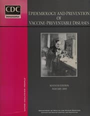 Tapa de Epidemiology and prevention of vaccine-preventable diseases