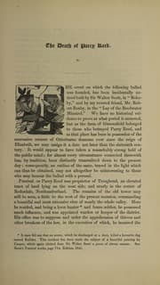 Tapa de The death of Parcy Reed, an old ballad