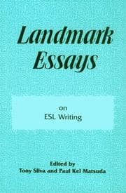 Tapa de Landmark essays on ESL writing