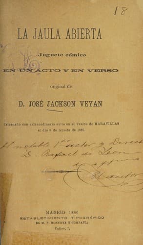 Tapa de La jaula abierta