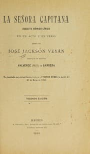 Tapa de La señora Capitana