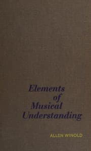 Tapa de Elements of musical understanding
