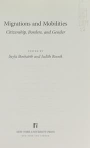 Tapa de Migrations and mobilities