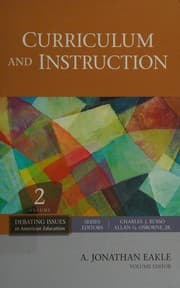 Tapa de Curriculum and instruction