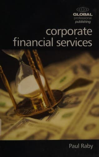 Tapa de Corporate financial services