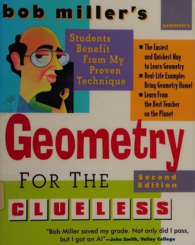Tapa de Bob Miller's geometry for the clueless