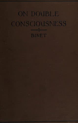 Tapa de On double consciousness