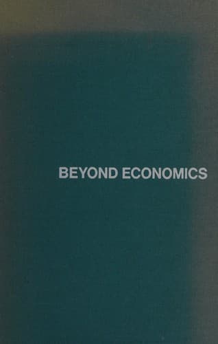 Tapa de Beyond economics