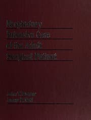 Tapa de Respiratory intensive care of the adult surgical patient