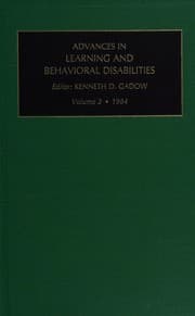 Tapa de Advances in Learning and Behavioral Disabilities