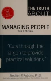 Tapa de The truth about managing people