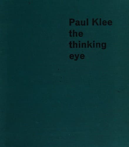 Tapa de Paul Klee, the thinking eye