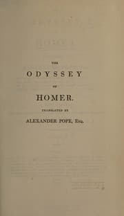 Tapa de The Odyssey of Homer