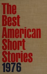 Tapa de The Best American Short Stories 1976