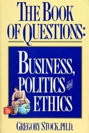 Tapa de Book of Questions. Business, Politics and Ethics