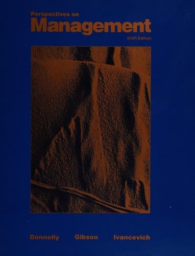 Tapa de Perspectives on management