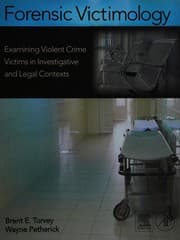 Tapa de Forensic victimology
