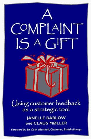 Tapa de A complaint is a gift