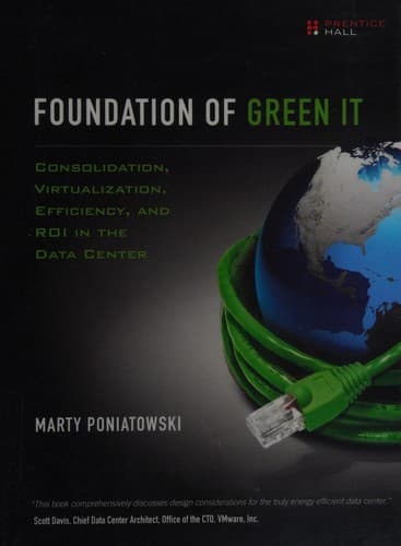 Tapa de Foundations of green IT