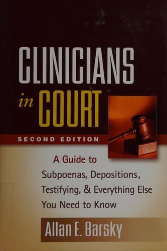 Tapa de Clinicians in court