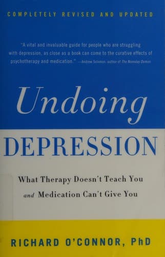 Tapa de Undoing depression