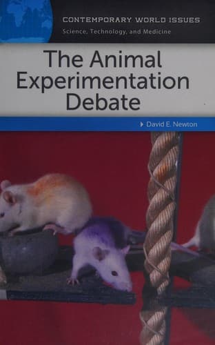 Tapa de The animal experimentation debate