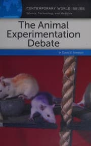 Tapa de The animal experimentation debate