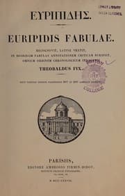 Tapa de Euripidis fabulae