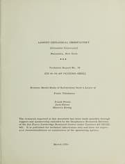 Tapa de Seismic model study of refractions from a layer of finite thickness