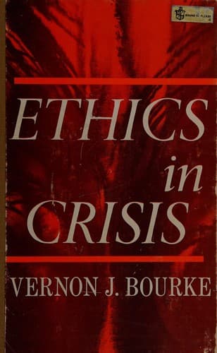 Tapa de Ethics in crisis