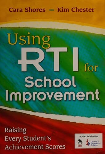 Tapa de Using RTI for school improvement