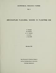 Tapa de Air-coupled flexural waves in floating ice