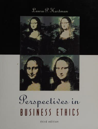 Tapa de Perspectives in business ethics