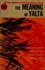 Tapa de Meaning of Yalta Big Three Diplomacy and the New Balance of Power