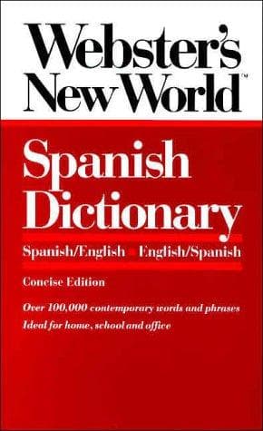Tapa de Webster's New World Spanish Dictionary