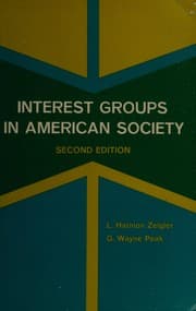 Tapa de Interest groups in American society