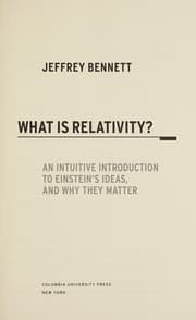 Tapa de What is relativity?