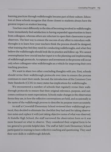 Tapa de Engaging teachers in classroom walkthroughs