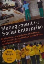 Tapa de Management for social enterprise