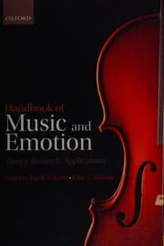 Tapa de Handbook of music and emotion